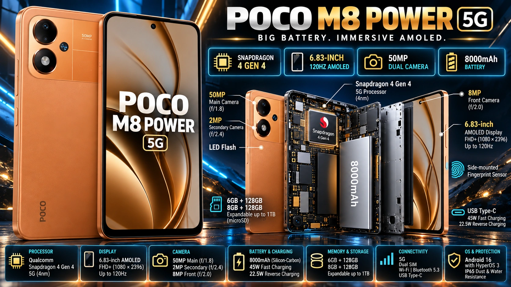 POCO M8 Power mobile phone