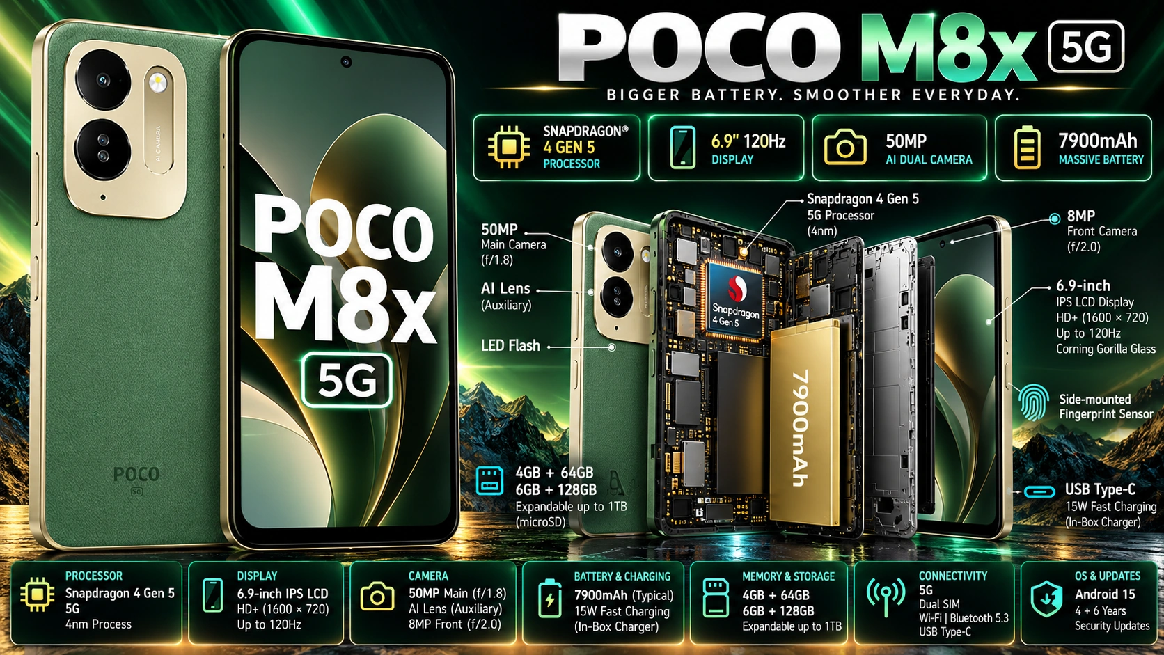 POCO M8x 5G mobile phone