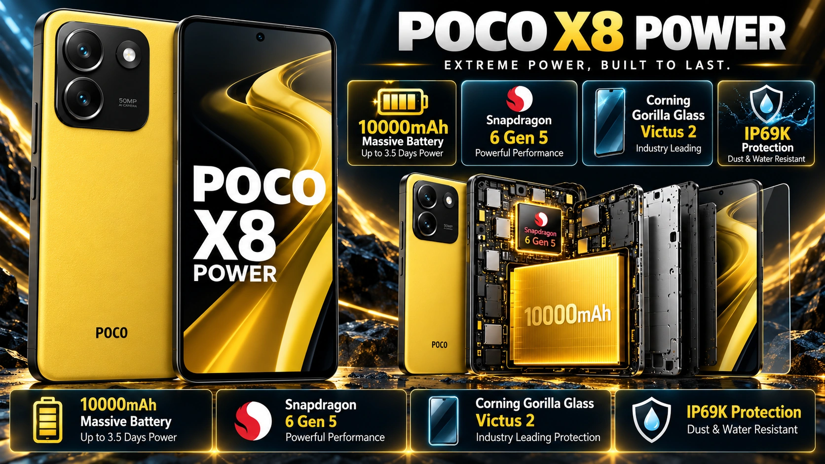 POCO X8 Power mobile phone